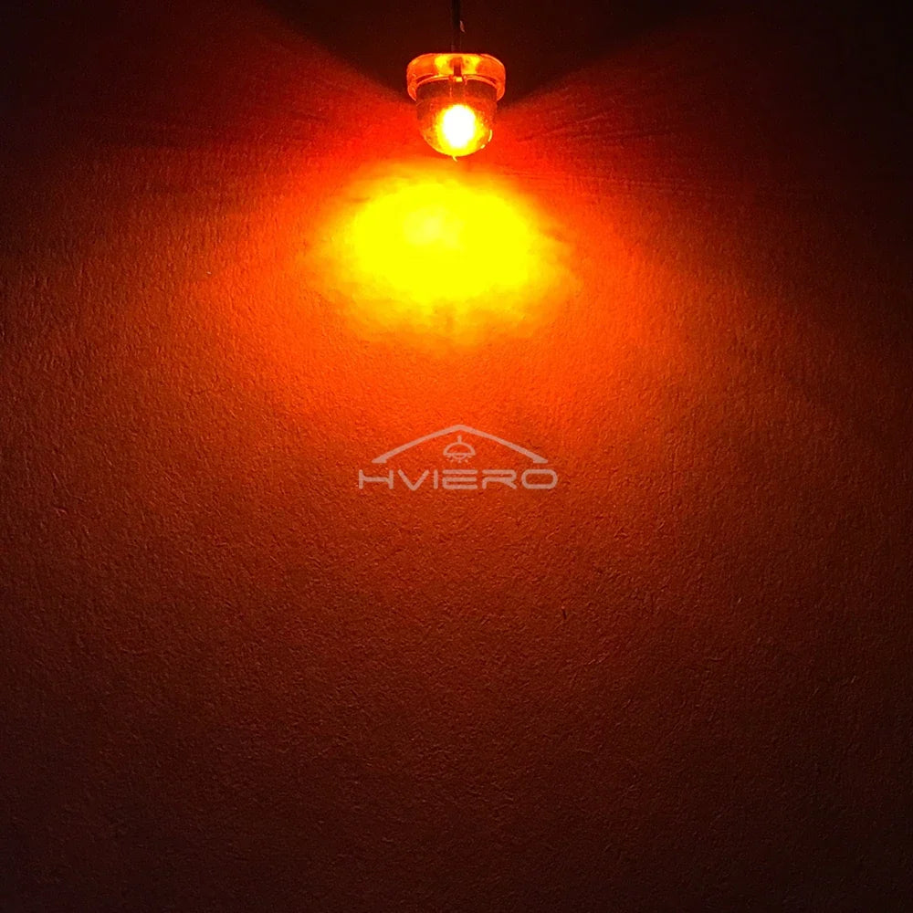 5mm Straw Hat LED Diodes 100/200pcs – 9 Colors, Ultra Bright