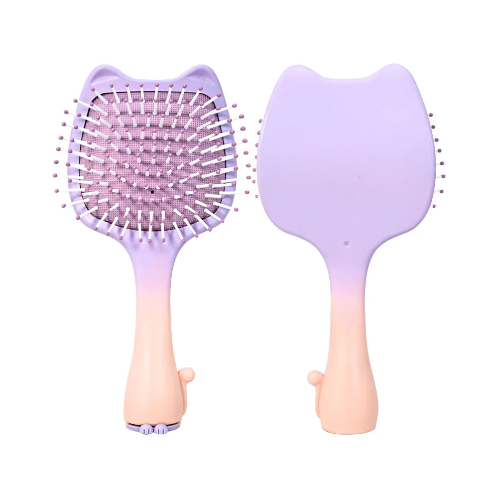 Cat Air Cushion Hairbrush – Detangling Scalp Massage Comb