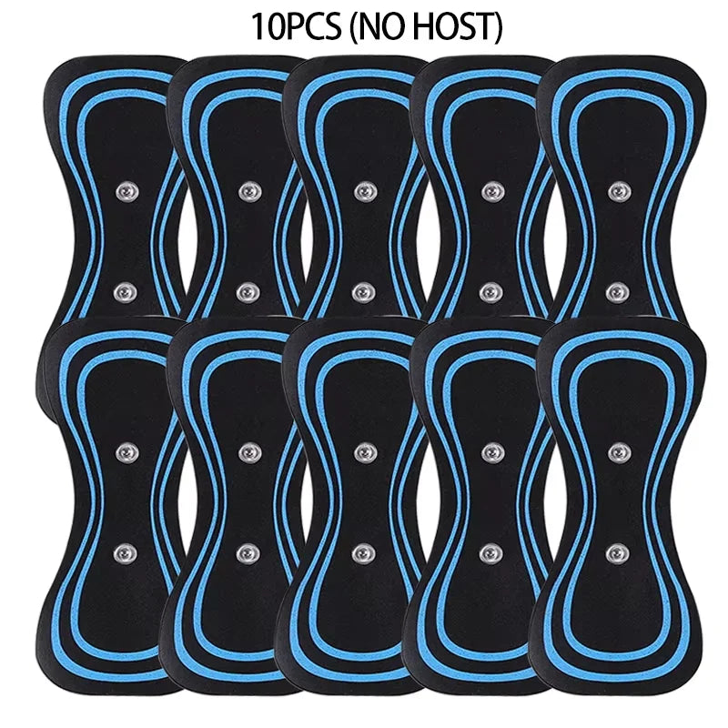 10-Pack EMS Massage Replacement Gel Patches – Neck & Body
