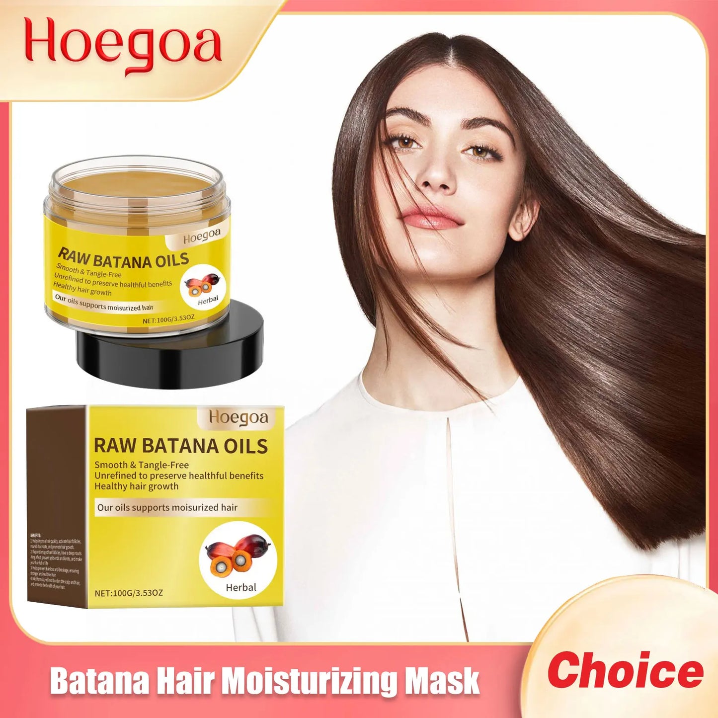 HOEGOA Batana Ginger Hair Growth Mask – Scalp Treatment 100g