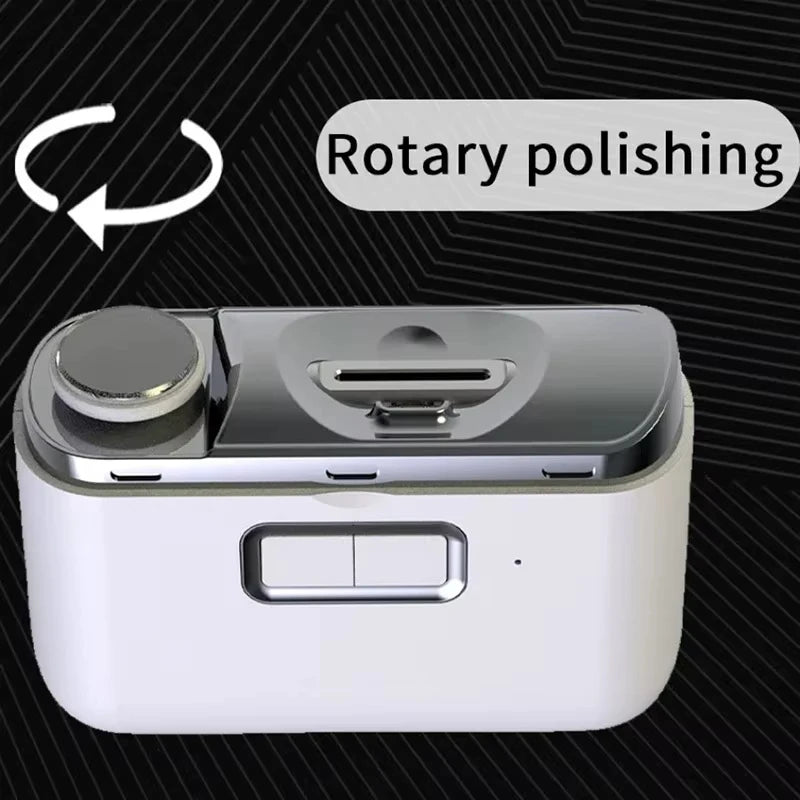 Fully Automatic Electric Nail Clipper USB Rechargeable Portable Mini Safe Trimming Polish Manicure Tool for Adult Baby Peaceful Pleasures Health and Wellness