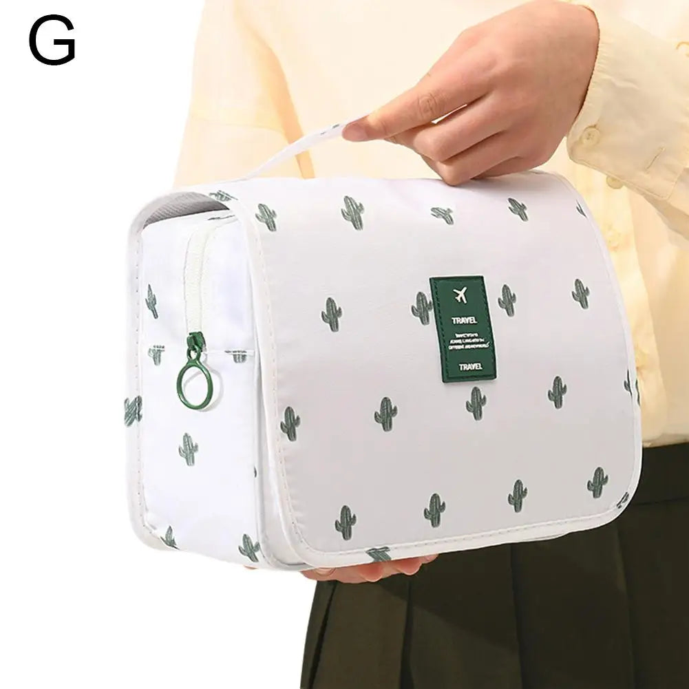 Waterproof Hanging Travel Makeup Bag & Toiletry Organizer