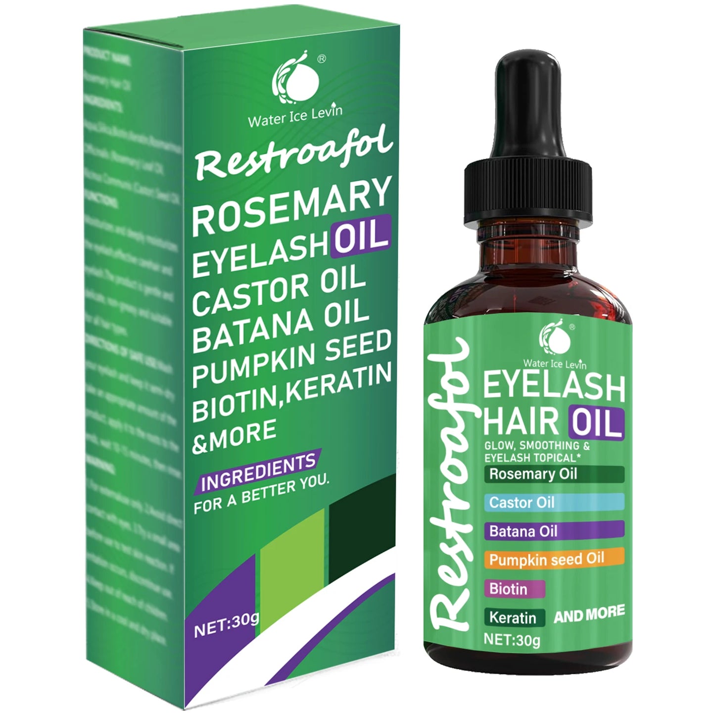 Plant-Based Castor Oil for Lashes, Hair & Nails | Unisex Castor Beauty Oil Peaceful Pleasures Health and Wellness One Box 30g
