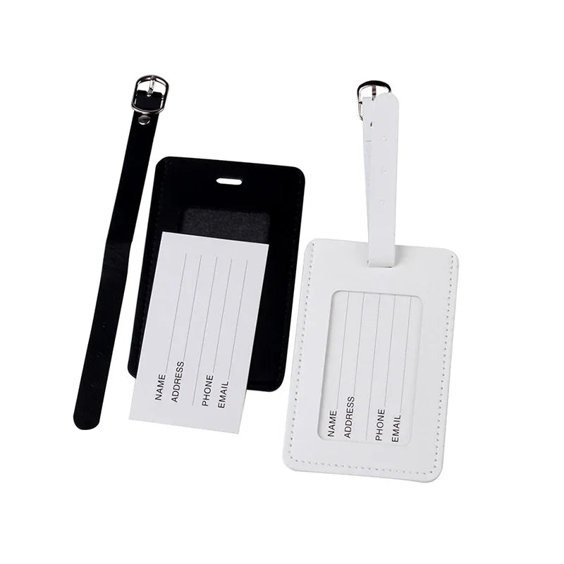 Bride & Groom Leather Luggage Tag | Honeymoon Wedding Gift