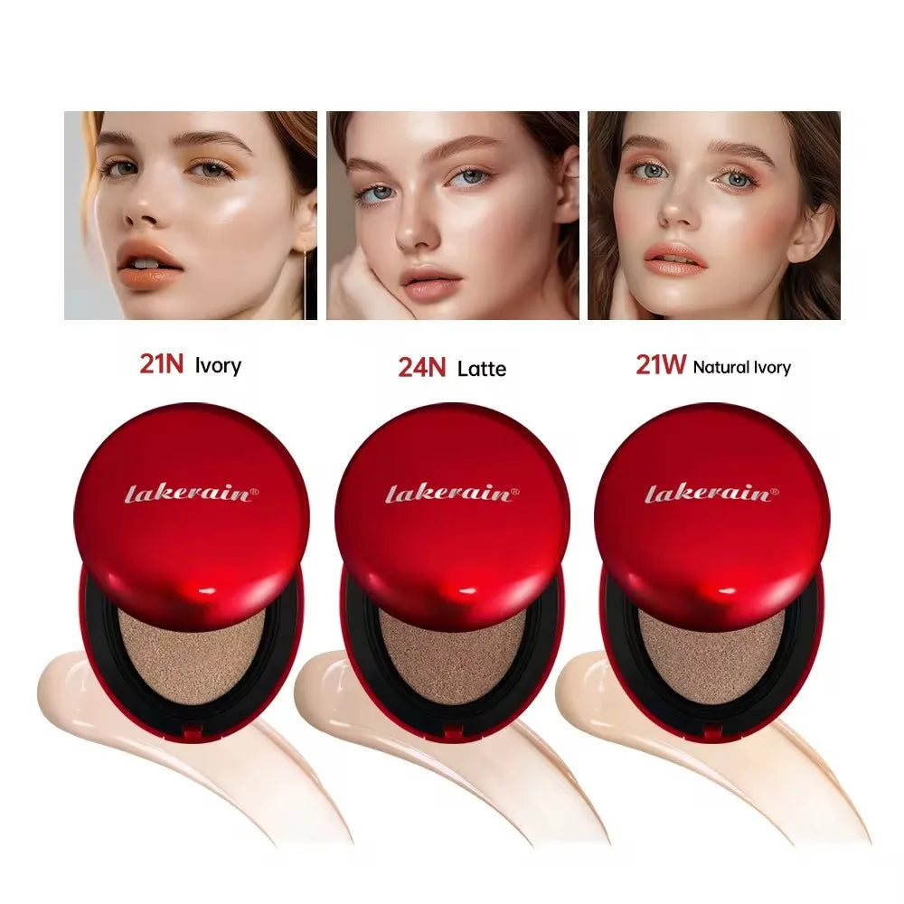 Sunscreen Waterproof Long Lasting Base Cushion Compact Foundations Makeup Bb Cream With Air Cushion Korean Makeup TirFoundation Peaceful Pleasures Health and Wellness