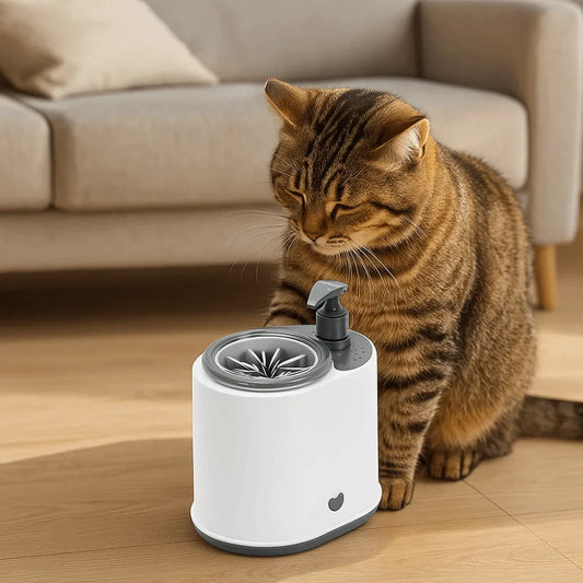 2-in-1 Pet Paw Washer Cup with Soap Dispenser | Dog Paw Pet Paw Washer Oasis Select