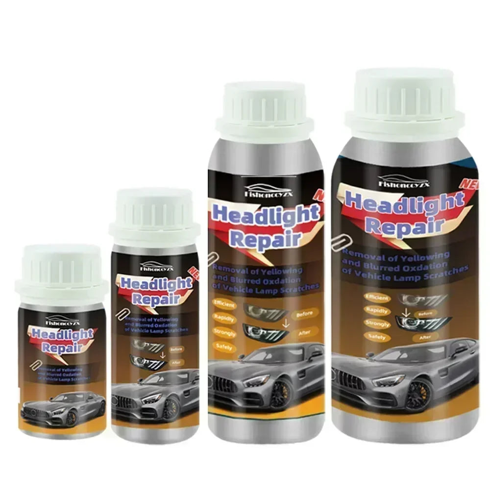 800ml Headlights Liquid Polymer Headlight Chemical Polish Repair Fluid Refurbishment Scratch Repair Polishing Headlights Kit Peaceful Pleasures Health and Wellness