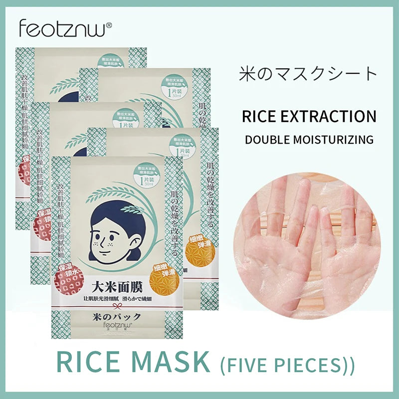 Fatini Rice Face Mask – Hydrating, Moisturizing & Pore Firming