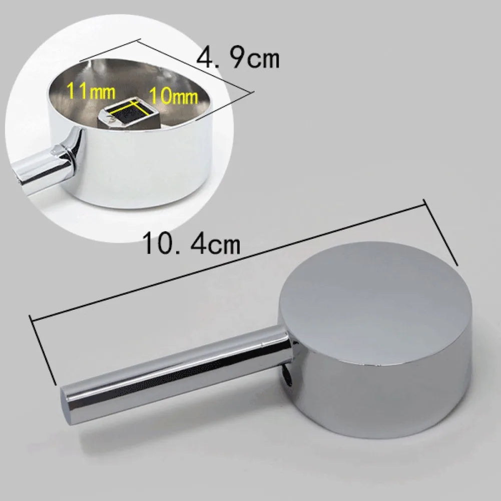 Chrome Zinc Alloy Faucet Handle Replacement – Kitchen & Bathroom