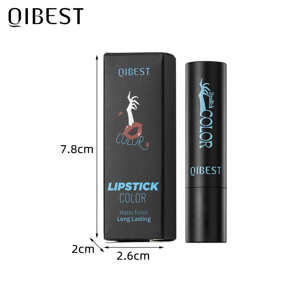 QIBEST Velvet Matte Lipstick – Long-Lasting Pigmented Lip Tint