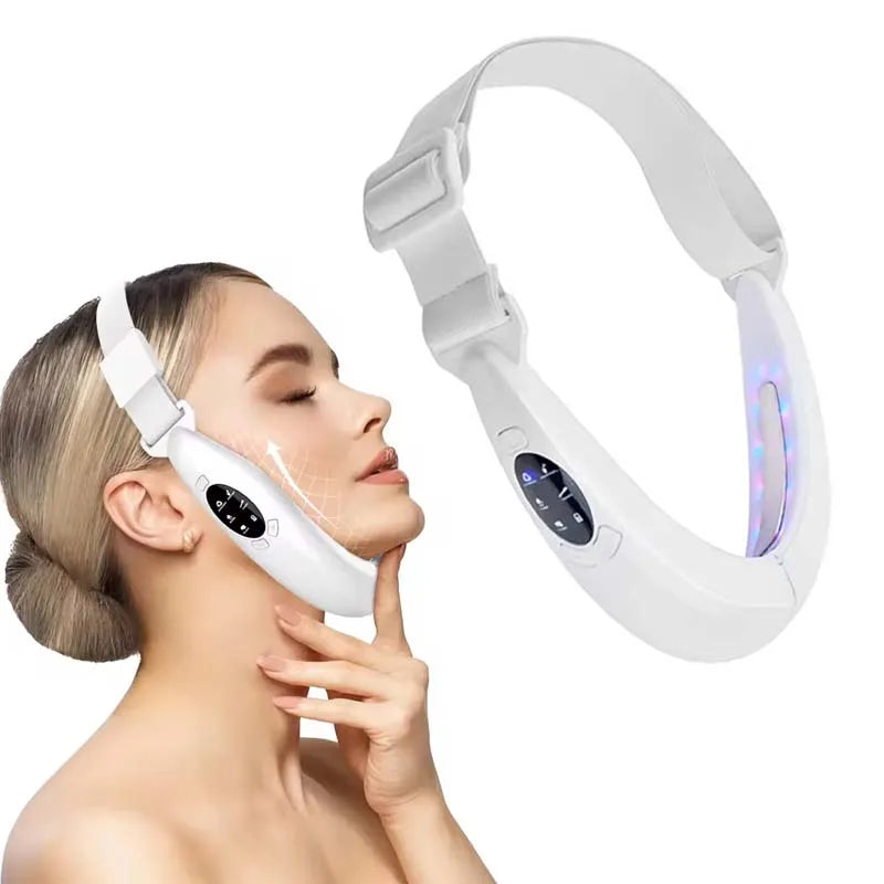 Personal V Shape Face Lift Meter Chin Ems Facial Massager Rf Lifting V Line up Beauty Tool Skincare Instrument Face Massager Peaceful Pleasures Health and Wellness