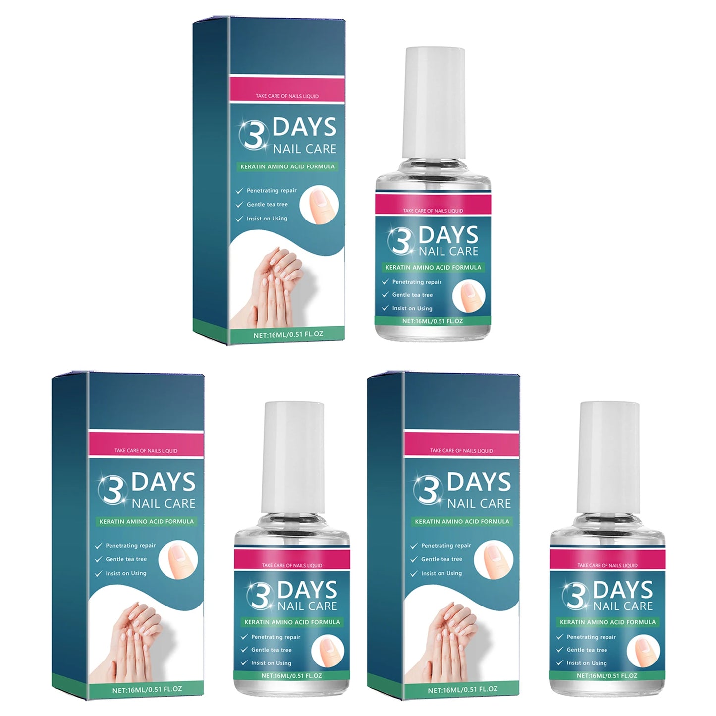Keratin Amino Acid Nail Strengthening Serum & Repair Oil