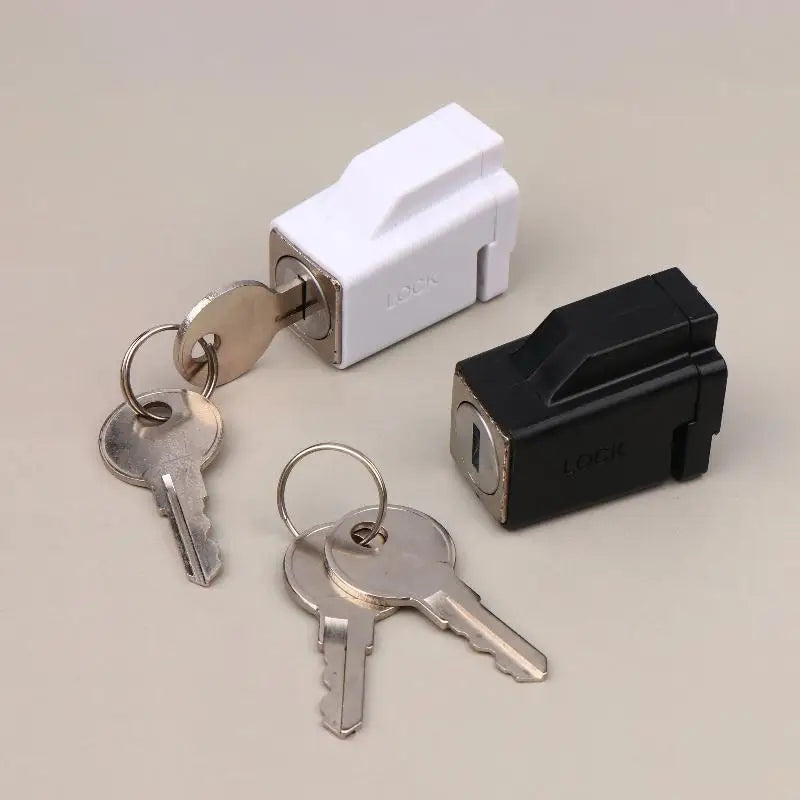 New Aluminum Alloy Window Locks With 2 Keys Window Restrictor Lock Durable Portable Practical Exquisite For Hospital Bank Peaceful Pleasures Health and Wellness