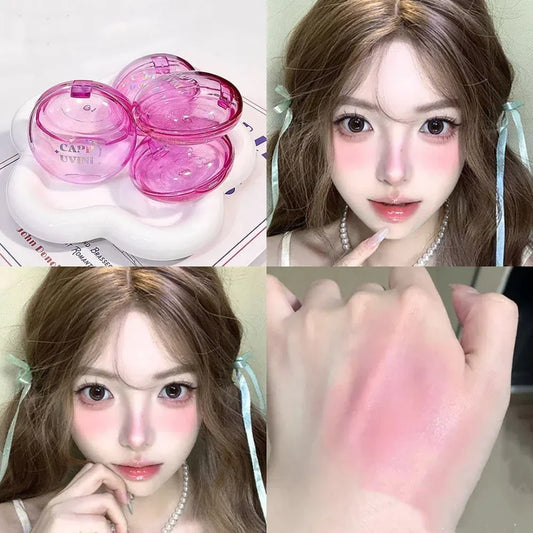 Crystal Jelly Color-Changing Blush Palette | Glitter Cheek Rouge Jelly Blush Palette Peaceful Pleasures Health and Wellness 02