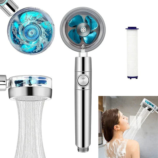 360° Rotating High-Pressure Water-Saving Shower Head with Filter Handheld Shower Head Oasis Select