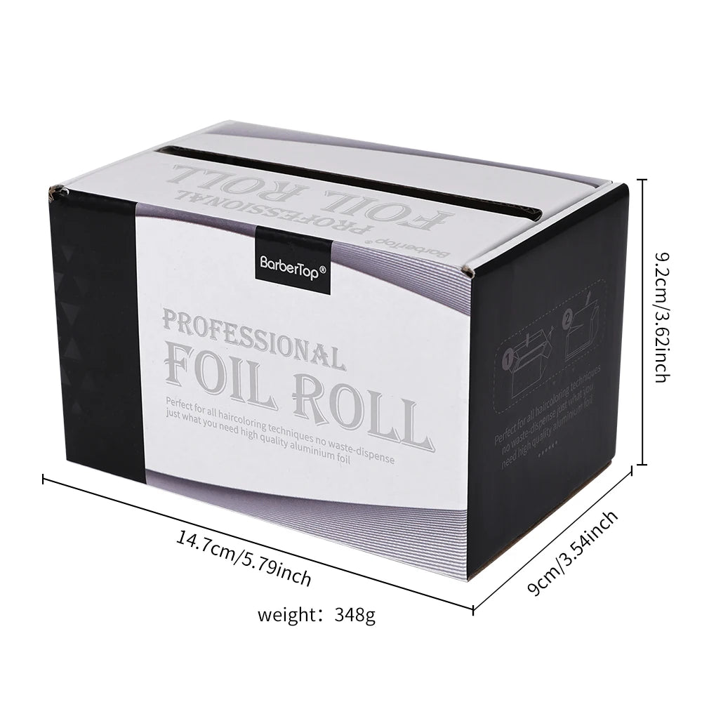 30/50 Meters Long Barbershop Aluminum Foil Tin Foil Exclusively For Hair Salons Pro Salon Tinting Hairdressing and Perm Aluminum Peaceful Pleasures Health and Wellness L