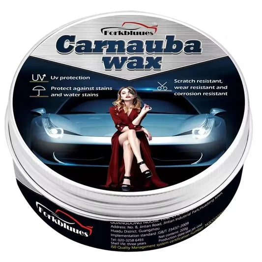 Car Wax Crystal Plating Set Hard Auto Wax Paint Care Coating Tiny Scratch Repair Car Polisher With Sponge Car Accessories Peaceful Pleasures Health and Wellness
