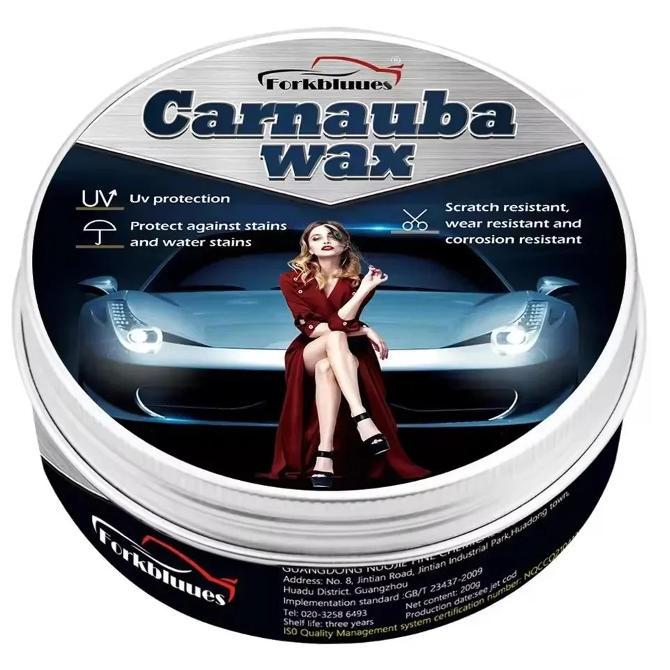 Car Wax Crystal Plating Set Hard Auto Wax Paint Care Coating Tiny Scratch Repair Car Polisher With Sponge Car Accessories Peaceful Pleasures Health and Wellness