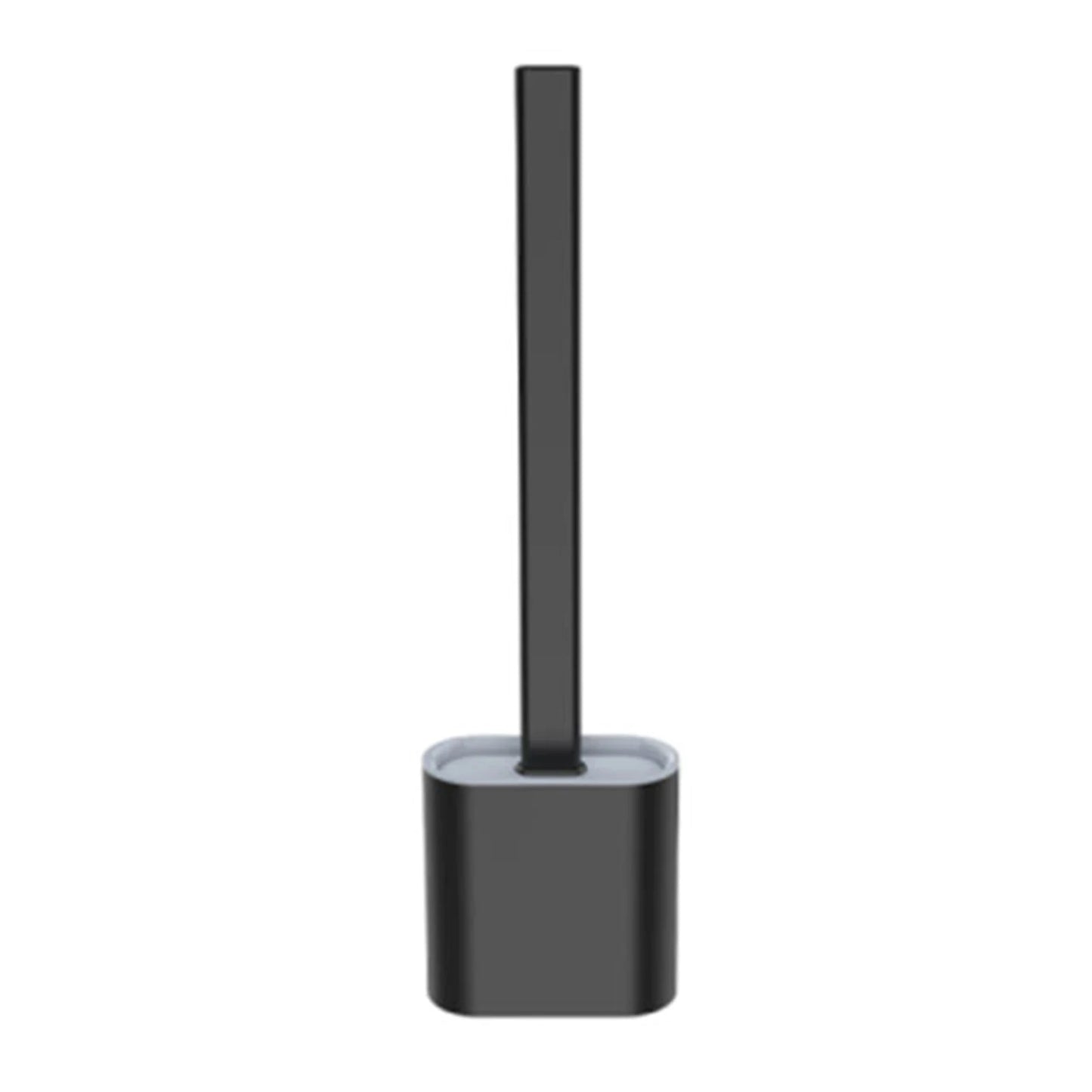 Flexible Toilet Brush Cleaner Long Handle Hanging Silicone 360 Degree No-Dead-Corner Flexible Cleaner Brush Holder Set Bathroom Peaceful Pleasures Health and Wellness 3pcs Black