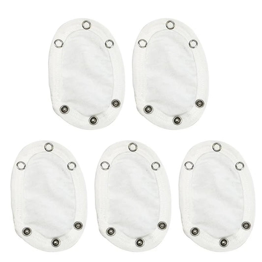 5-Pack Baby Romper Crotch Extender – Snap Button Bodysuit Romper Crotch Extender Peaceful Pleasures Health and Wellness Mixed color China Mainland