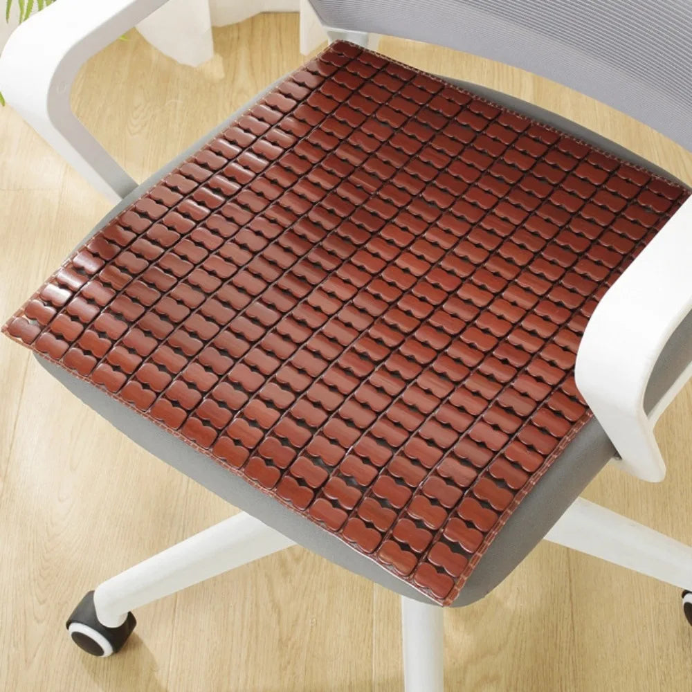 Bamboo Cool Seat Mat – Breathable Car Chair & Sofa Cushion