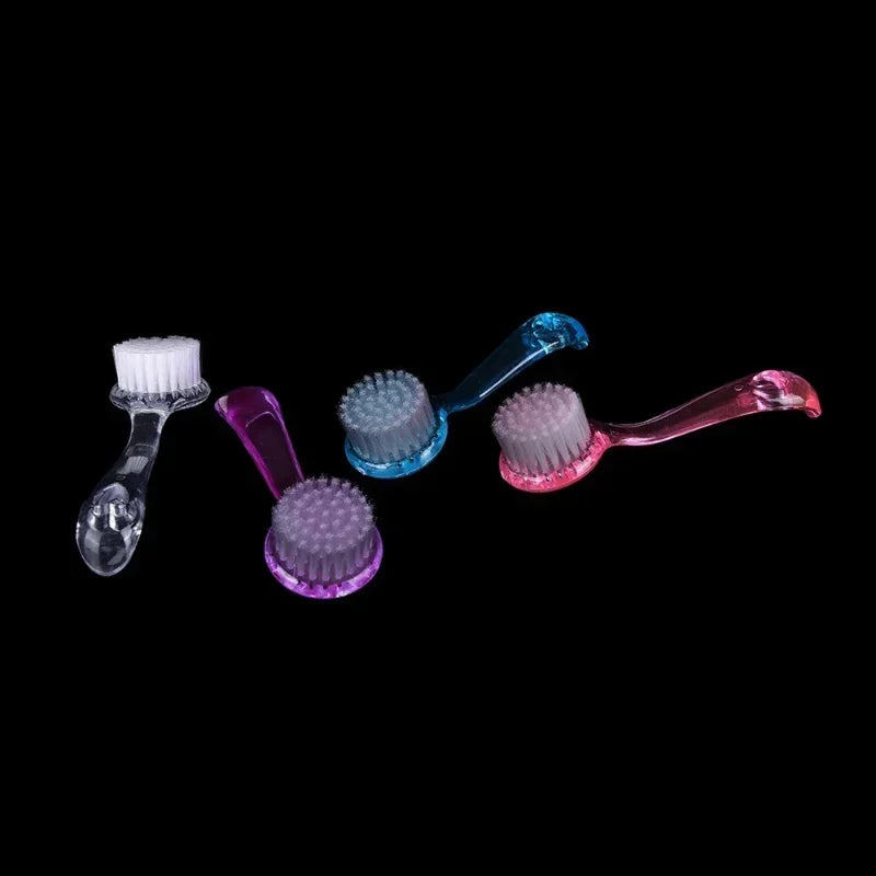 Plastic Non-electric Cleansing Brush Exfoliating Facial Cleanser Brush Face Cleaning Washing Soft Bristle Brush Scrub Peaceful Pleasures Health and Wellness