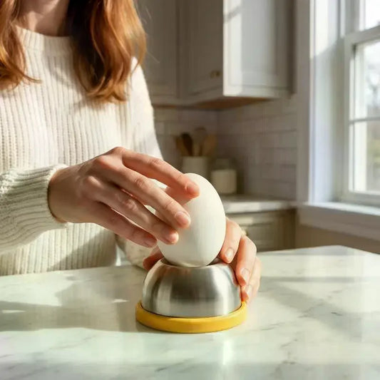 Stainless Steel Egg Piercer & Boiled Egg Hole Puncher | HELTC Egg Kitchen Tool Peaceful Pleasures Health and Wellness