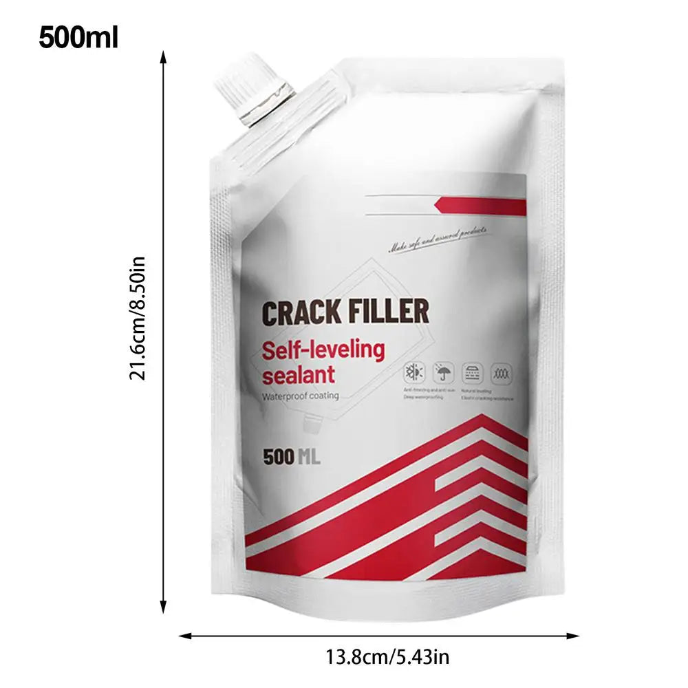 Concrete Crack Filler & Waterproof Joint Sealant Caulk 500ml Concrete Crack Sealant Peaceful Pleasures Health and Wellness Gray