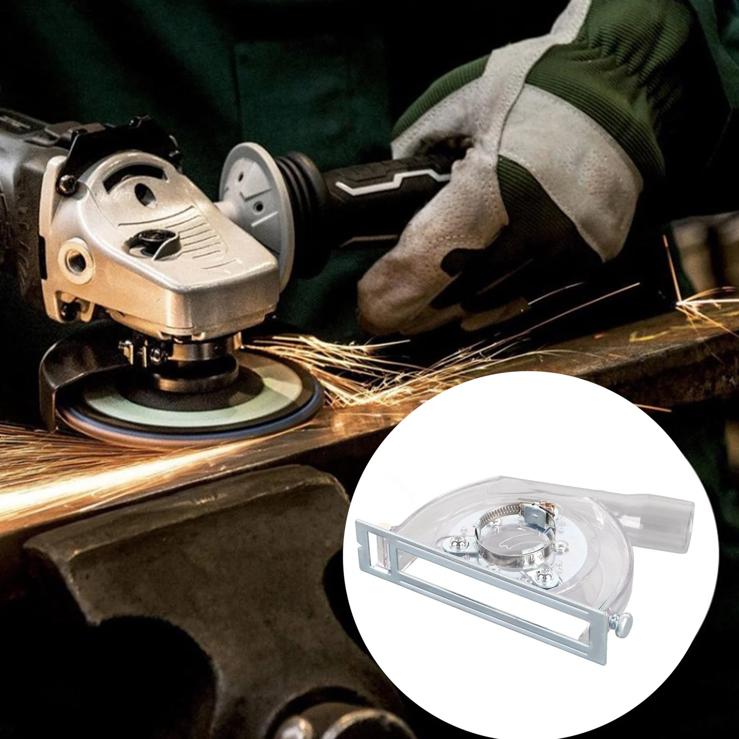 Angle Grinder Dust Cover Cutting Grinding Shroud 100 125 Amp 115 Saw