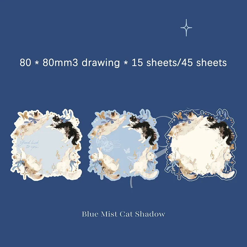 Embossed Stamping Sticky Notes Uus Ring Series Korean Cat Themed