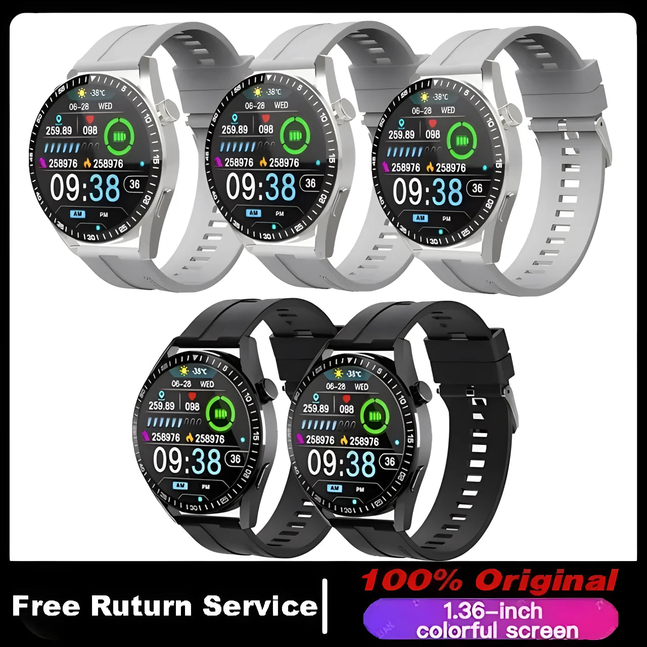 Pro Smart Watch Men Women AMOLED 420*420 HD Screen Heart Rate Bluetooth Call Waterproof relojes inteligentes SmartWatch 2023 Peaceful Pleasures Health and Wellness 2Bk3Wh NEW GT3