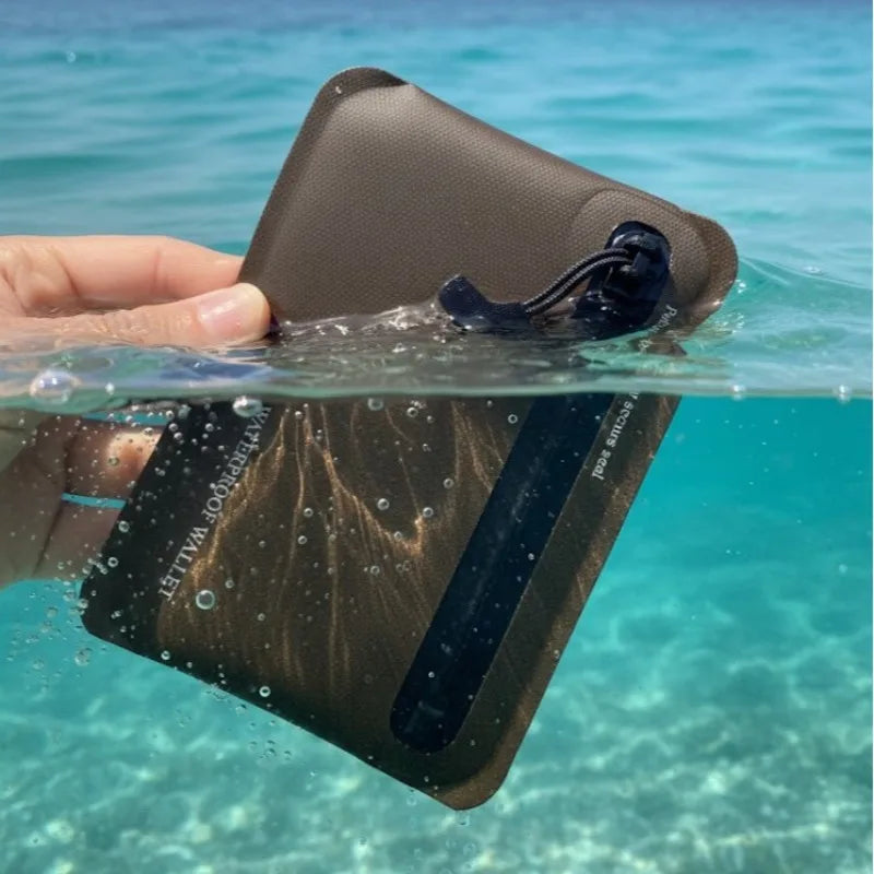 Waterproof TPU Wallet Card Holder | Outdoor Adventure Key Case Waterproof Sports Wallet Peaceful Pleasures Health and Wellness