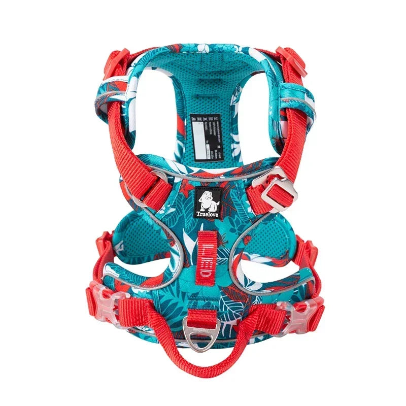 Truelove Pet Explosion-proof Dog Harness Camouflage Reflective Nylon Special Edition and Upgrade Version Easy to Adjust TLH5653 Peaceful Pleasures Health and Wellness Camouflage Blue XS United States