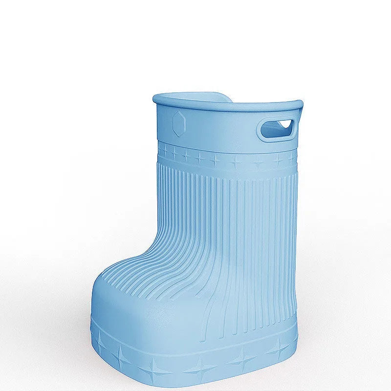 Foot soaking bucket massage bucket environmentally friendly over the knee heat-resistant household use for adults and children Peaceful Pleasures Health and Wellness Blue