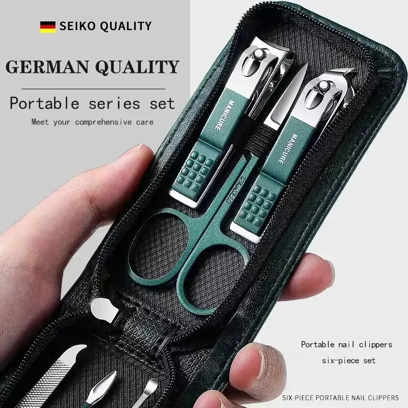 Professional Dog Nail Clipper Set with Safety Guard – 6 Piece