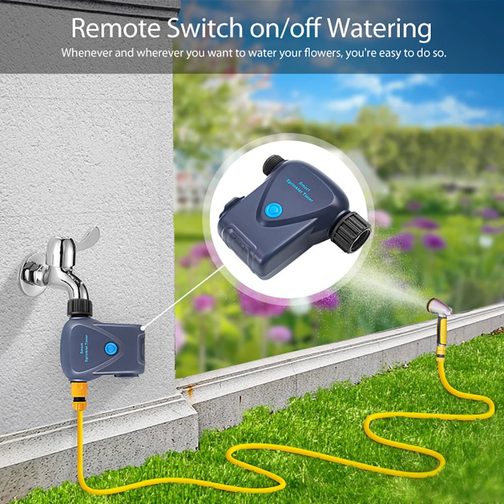 Tuya ZigBee Smart Sprinkler Timer Garden Watering IP66 Waterproof Automatic Drip Irrigation Control Work With Alexa Google Home Peaceful Pleasures Health and Wellness