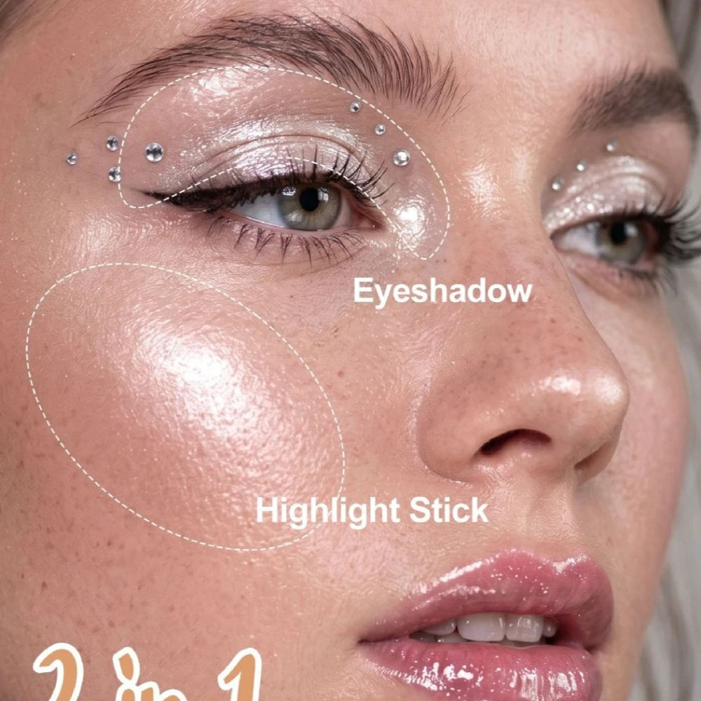 2-in-1 Contour Stick & Liquid Highlighter | Dual-Ended Face Sculptor