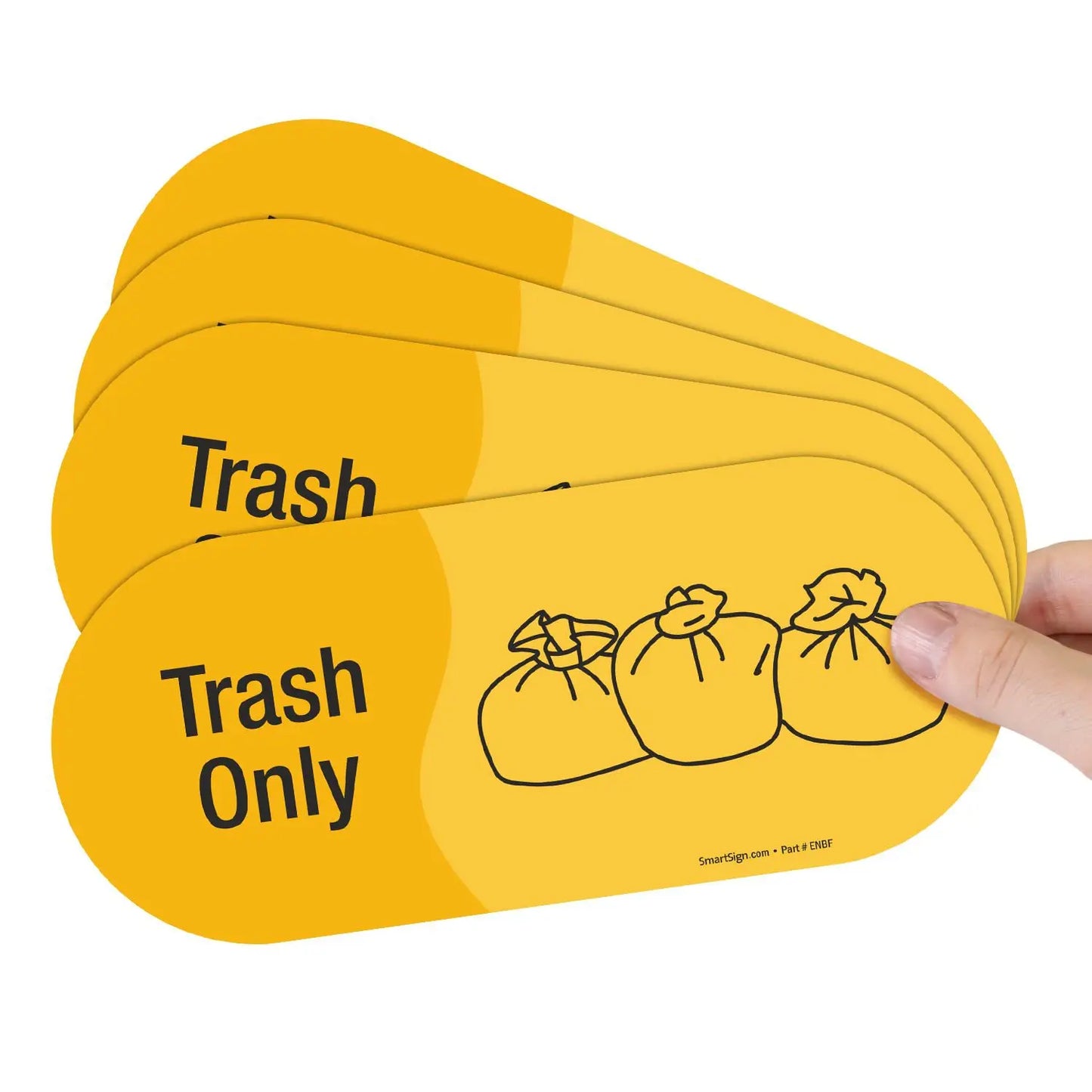 New Cross-Border4Colorful Stickers Suitable for Mixed Recycling Stickers Special Trash Can Stickers Decorative Waterproof Vinyl/ Peaceful Pleasures Health and Wellness Yellow