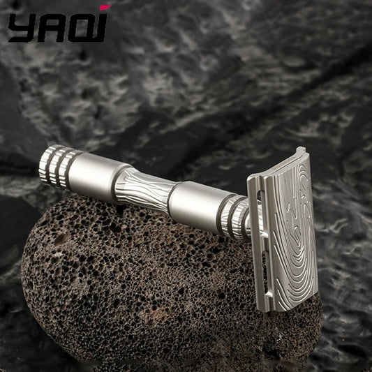 2026 New Arrival Ghost Safety Razor YAQI 316 Stainless Steel Smooth Shaving Comfortable Experience Designed Razor Peaceful Pleasures Health and Wellness