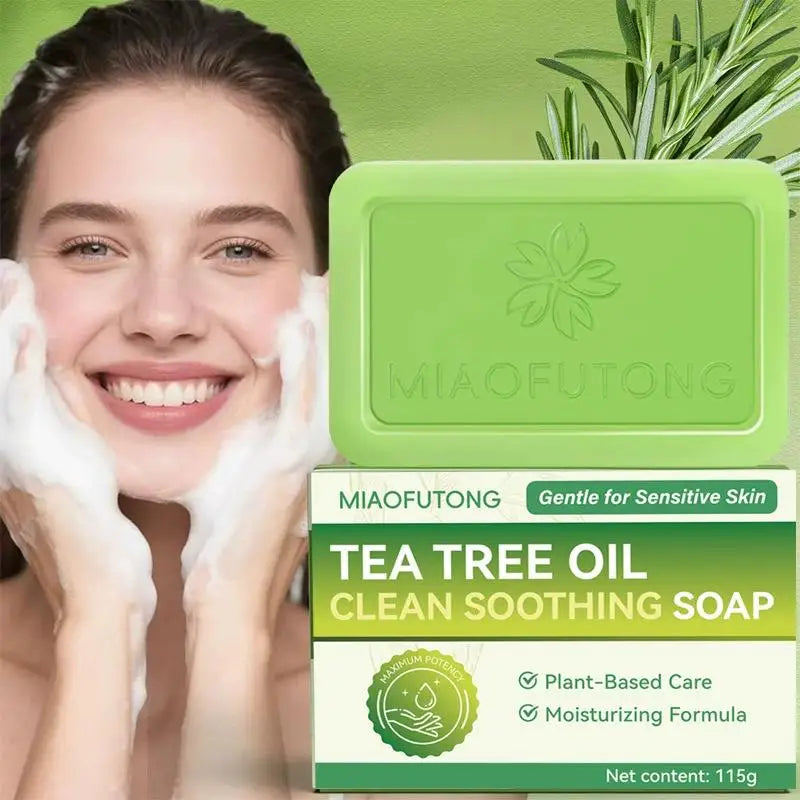 Tea Tree Oil Handmade Soap Bar – Deep Cleansing & Moisturizing