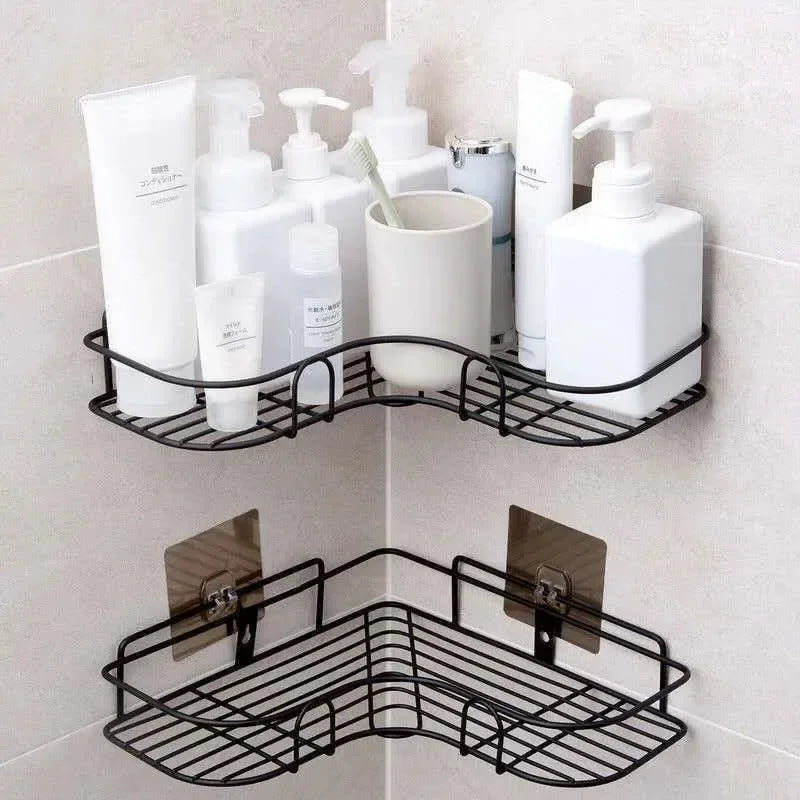 Adhesive Wire Rack Hooks 4-Pack | Kitchen Storage Organizer