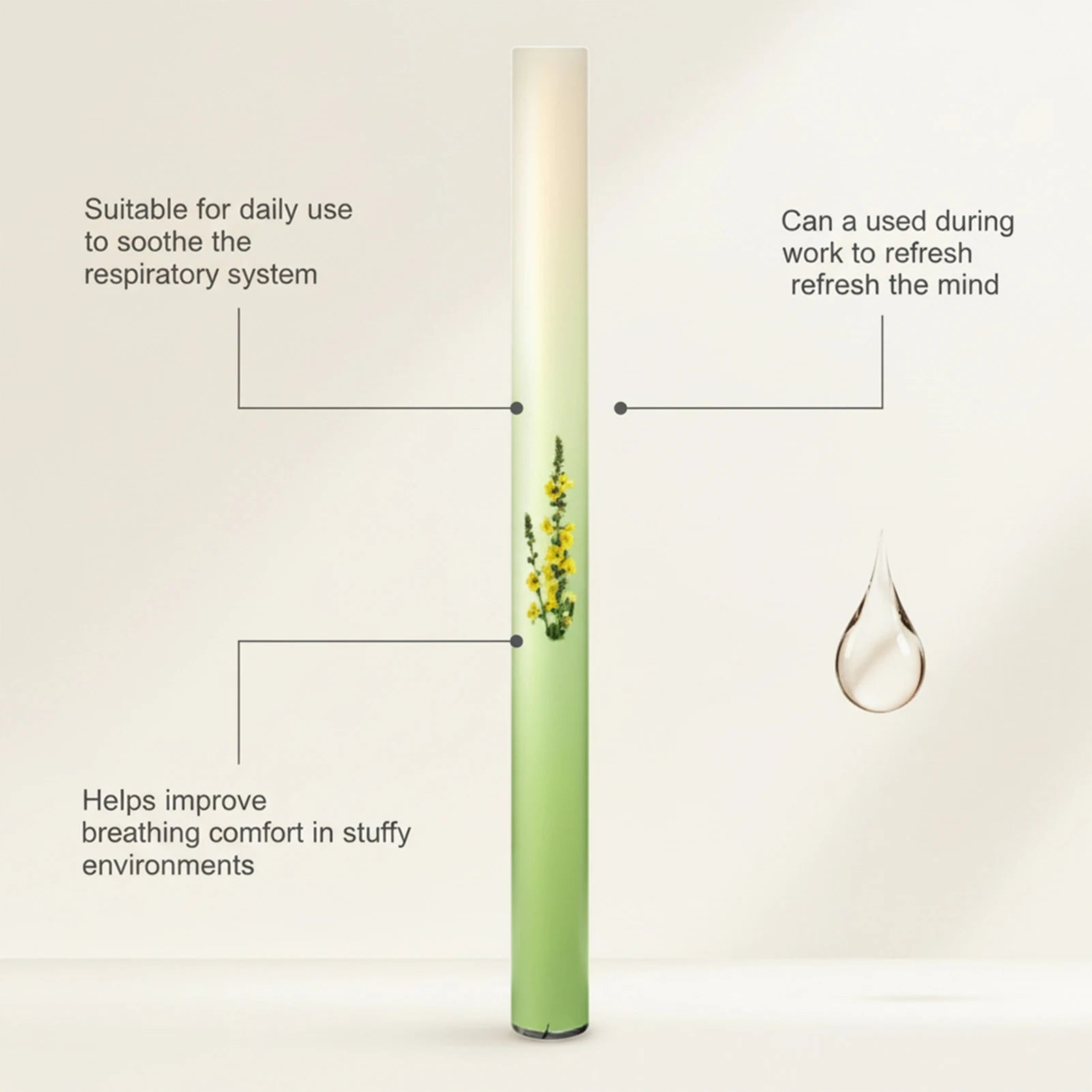 Herbal-Care Stick Set 4pcs Portable Design Natural Moisturizing Gentle Skin Tool For Dry Skin Peaceful Pleasures Health and Wellness