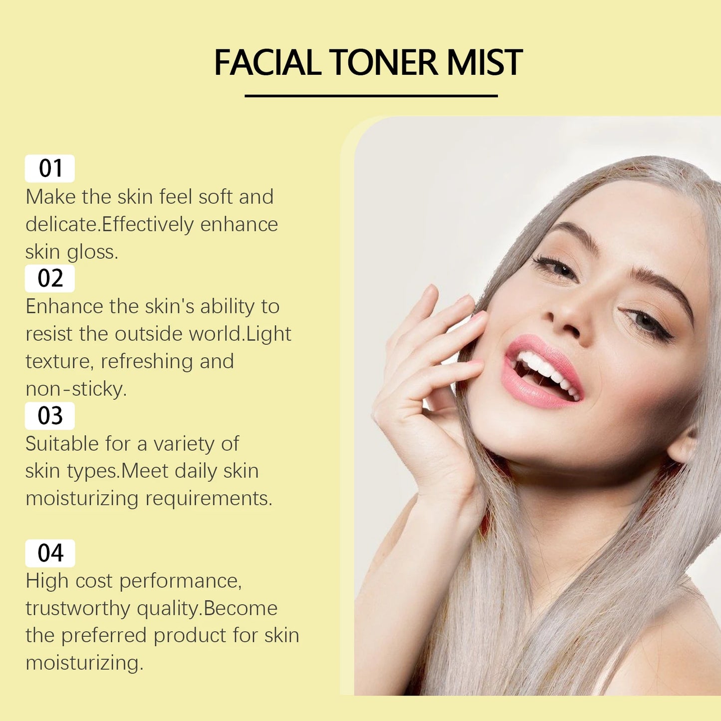 Hyaluronic Acid Face Mist – Hydrating & Soothing Spray 60ml