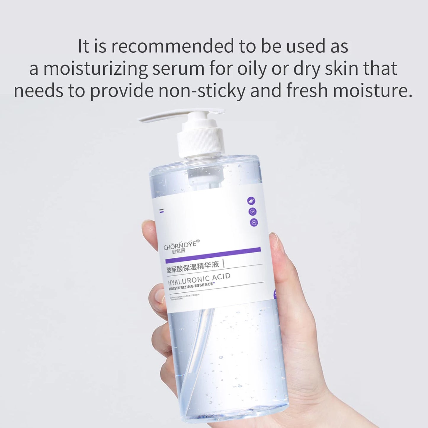 500ml Hyaluronic Acid Deep Hydration Cooling for Face,Hydration Booster,Refreshing Lightweight Texture Korean Glass Skin Care Peaceful Pleasures Health and Wellness