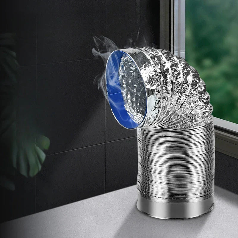 4 Inch Flexible Aluminum Exhaust Duct | 100mm Ventilation Hose