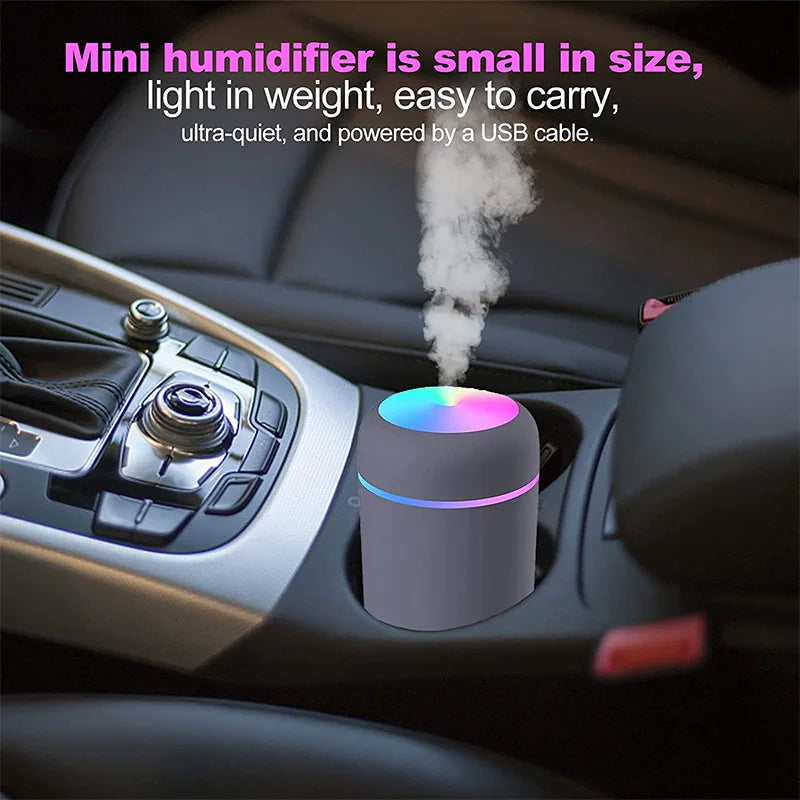 2026 Unique Gift Air Ultrasonic Humidifier Cool Mist Aroma Therapy Diffuser for Hotel Household Use USB Powered Peaceful Pleasures Health and Wellness
