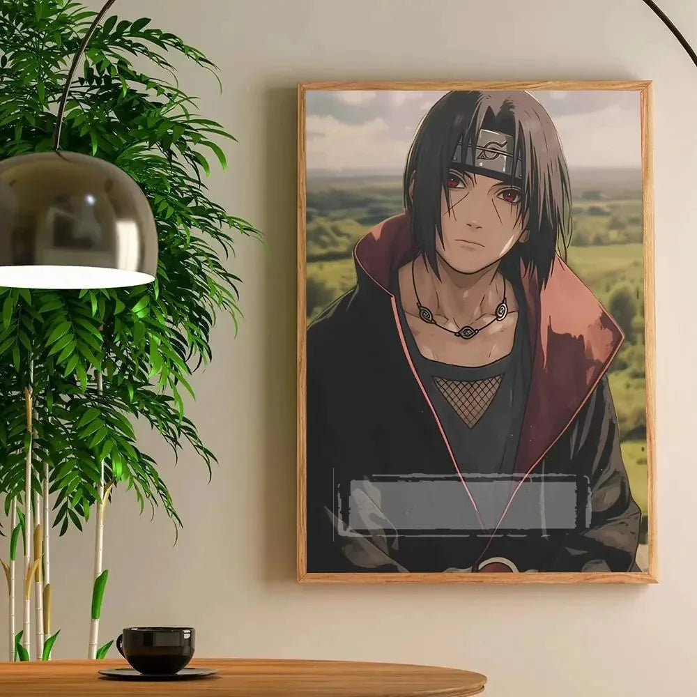 1pc Cool Anime I-Itachi U-Uchiha Anime Poster Paper Print Home Bedroom Entrance Bar Cafe Art Painting Decoration Peaceful Pleasures Health and Wellness K3-131-9 50x70cm