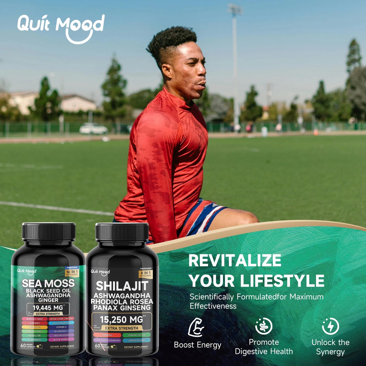 Sea Moss & Shilajit High Potency Bundle – 120 Capsules Peaceful Pleasures Health and Wellness