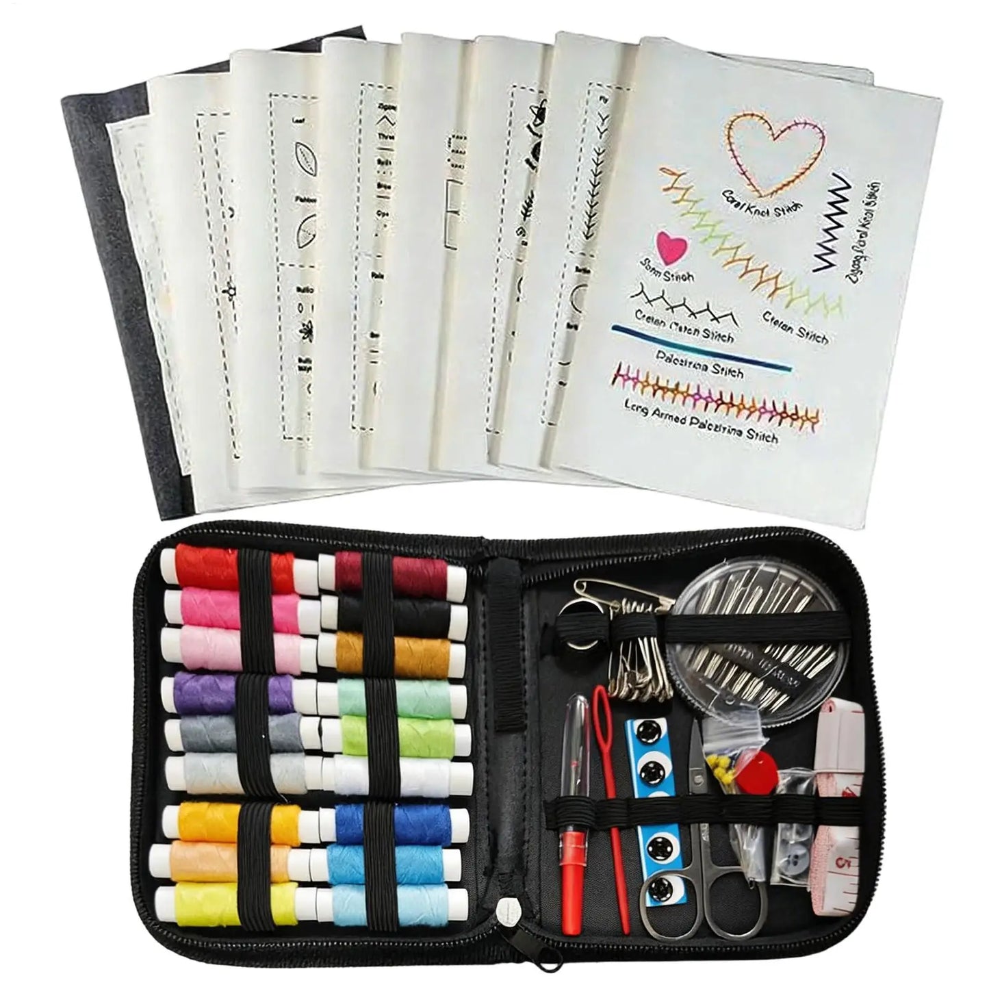 Beginner Embroidery Book Kit | Travel, Home & Group Projects Embroidery Craft Kit Peaceful Pleasures Health and Wellness