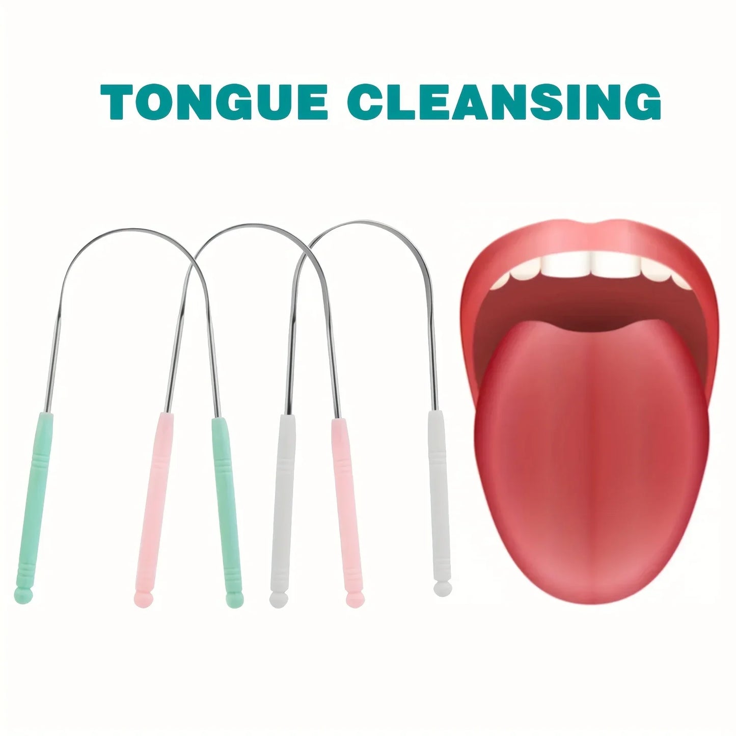 Stainless Steel Tongue Scraper & Cleaner | Daily Oral Care
